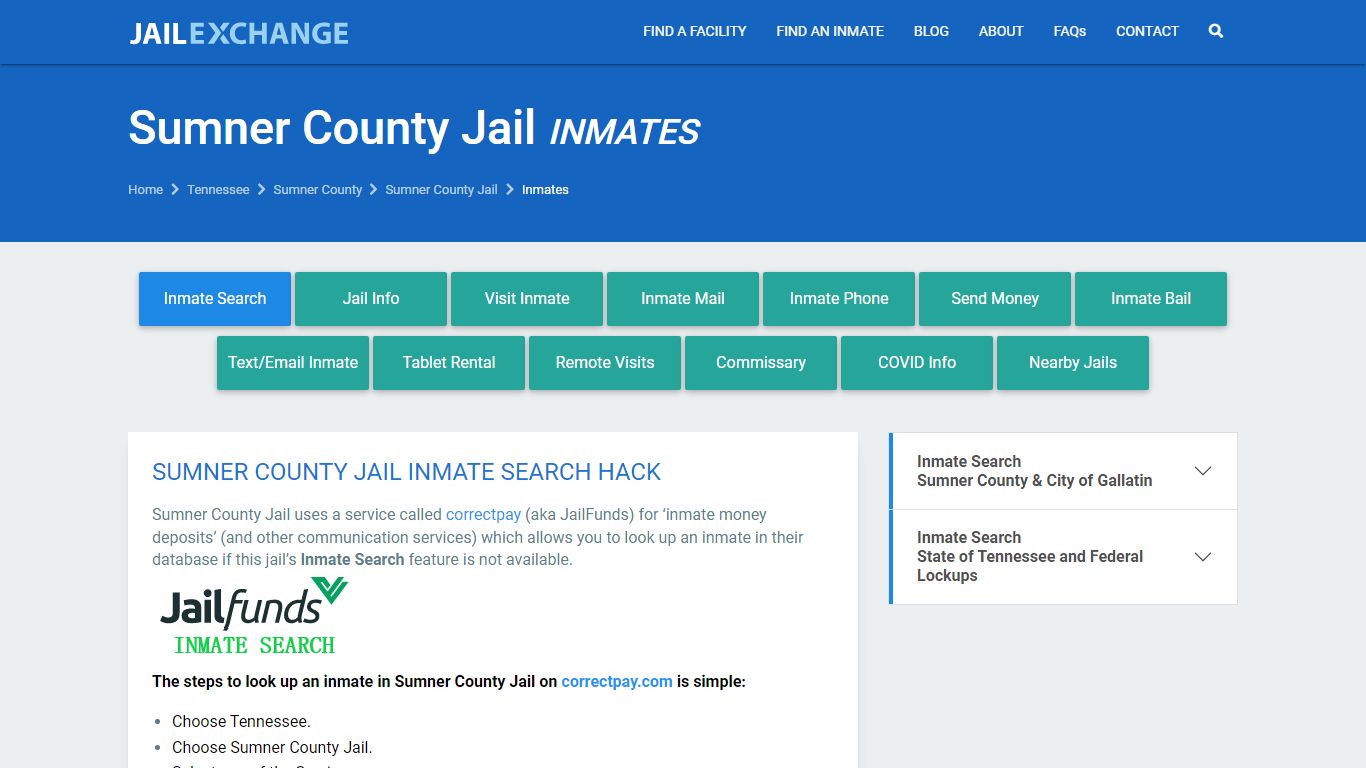 Sumner County Jail Inmates | Arrests | Mugshots | TN